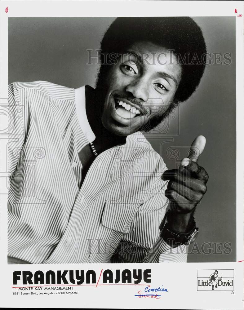 1984 Press Photo Comedian Franklyn Ajaye - hpp08795- Historic Images