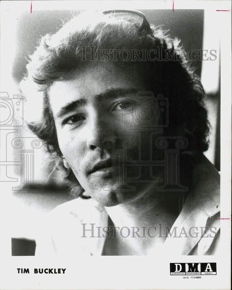 1975 Press Photo Tim Buckey, Rock Singer - hpp08866- Historic Images