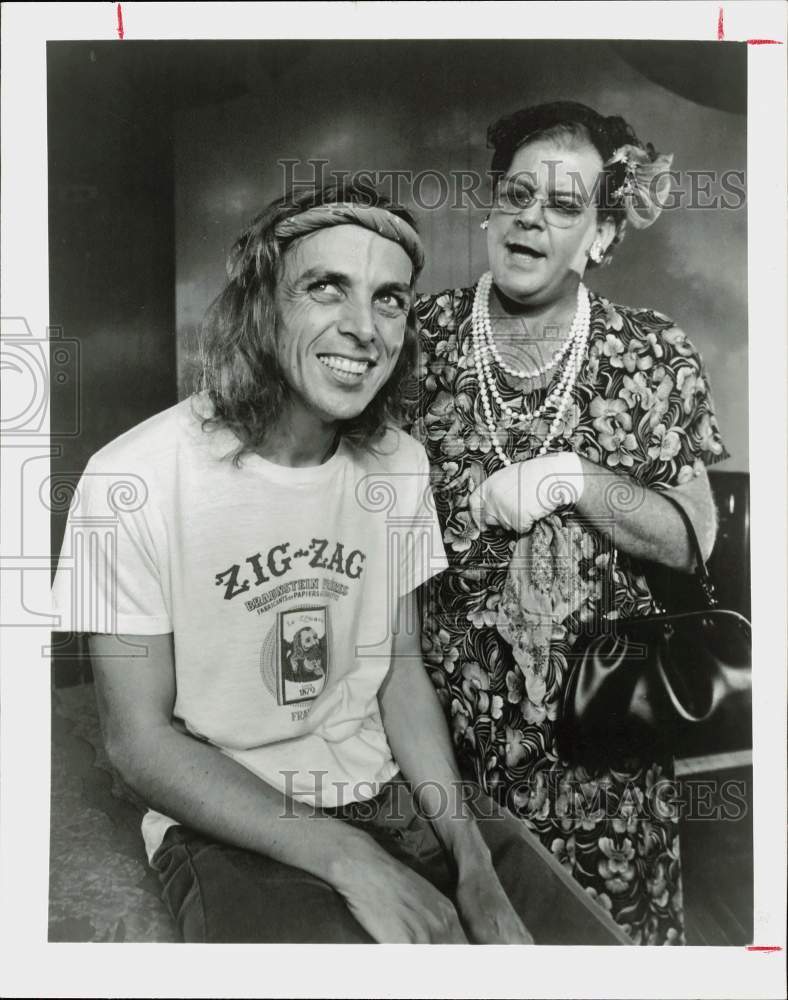 1984 Press Photo Jaston Williams &amp; Joe Sears in &quot;Greater Tuna&quot; Play - hpp08951- Historic Images