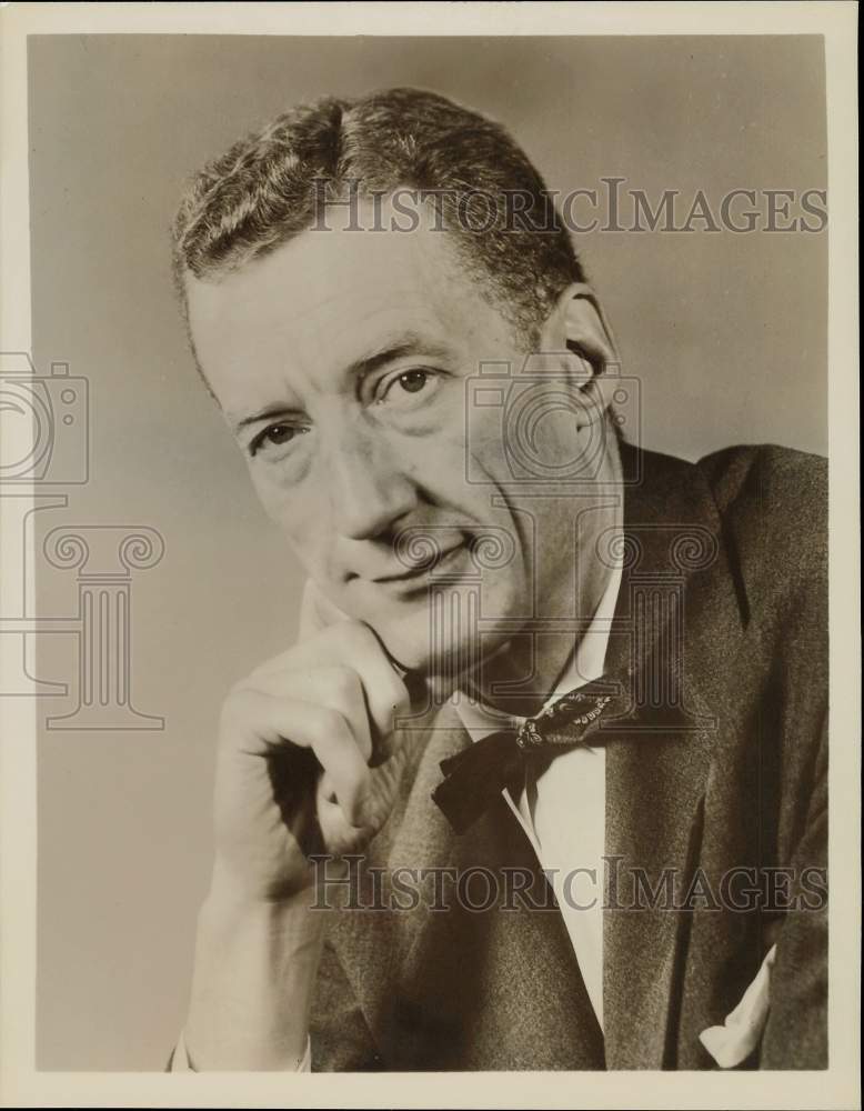 1953 Press Photo Actor Herbert Brodkin, Star of &quot;ABC Album&quot; - hpp09633- Historic Images