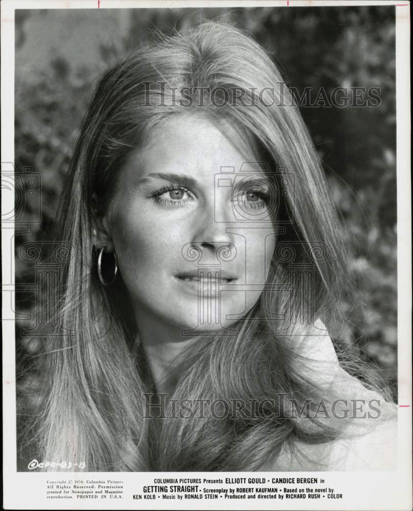 1970 Press Photo Candice Bergen stars as &quot;Jan&quot; in &quot;Getting Straight.&quot;- Historic Images