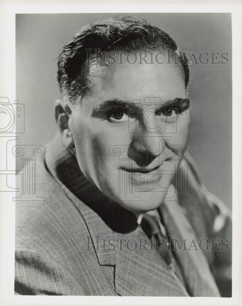 1957 Press Photo William Bendix star of NBC-TV&#39;s &quot;The Life of Riley.&quot;- Historic Images