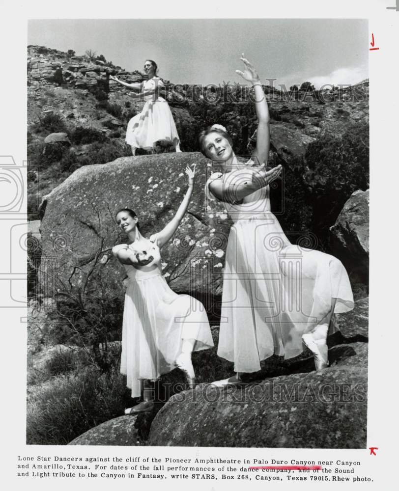 1979 Press Photo Lone Star Dancers perform at Palo Duro Canyon. - hpp14019- Historic Images