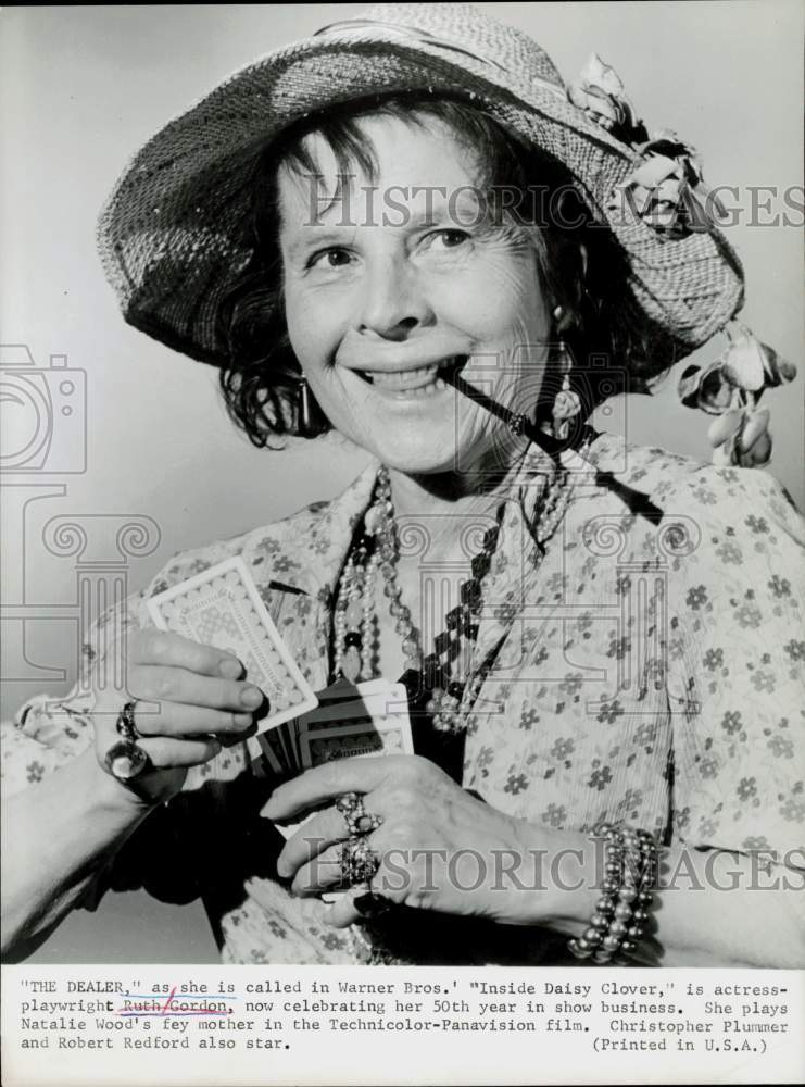 Press Photo Ruth Gordon in a scene from &quot;Inside Daisy Clover.&quot; - hpp15086- Historic Images