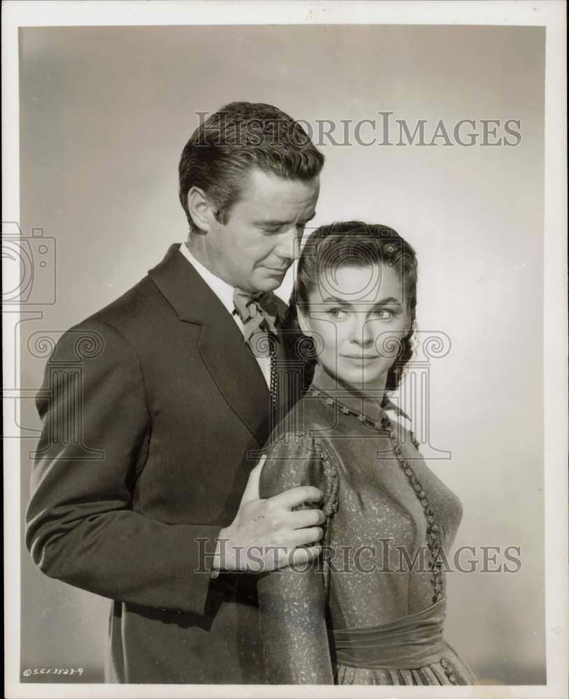 1957 Press Photo Actor Marshall Thompson with co-star - hpp15396- Historic Images