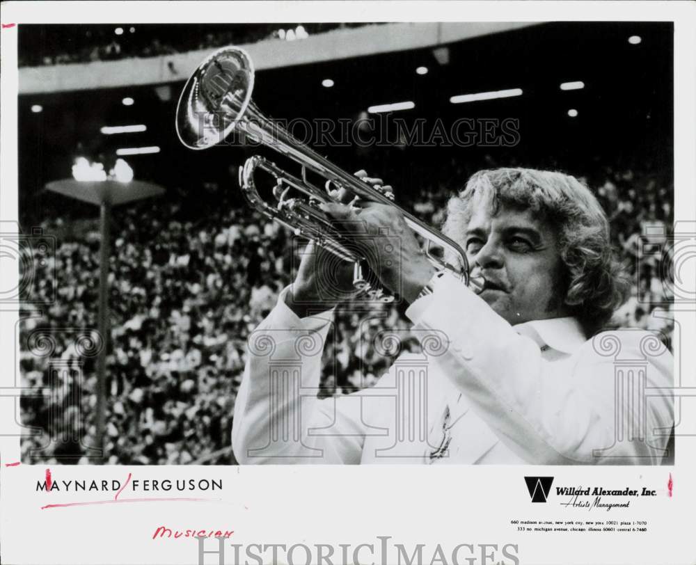 1978 Press Photo Maynard Ferguson, Canadian jazz trumpeter and bandleader.- Historic Images