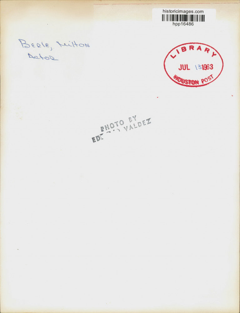 1968 Press Photo Actor Milton Berle - hpp16486