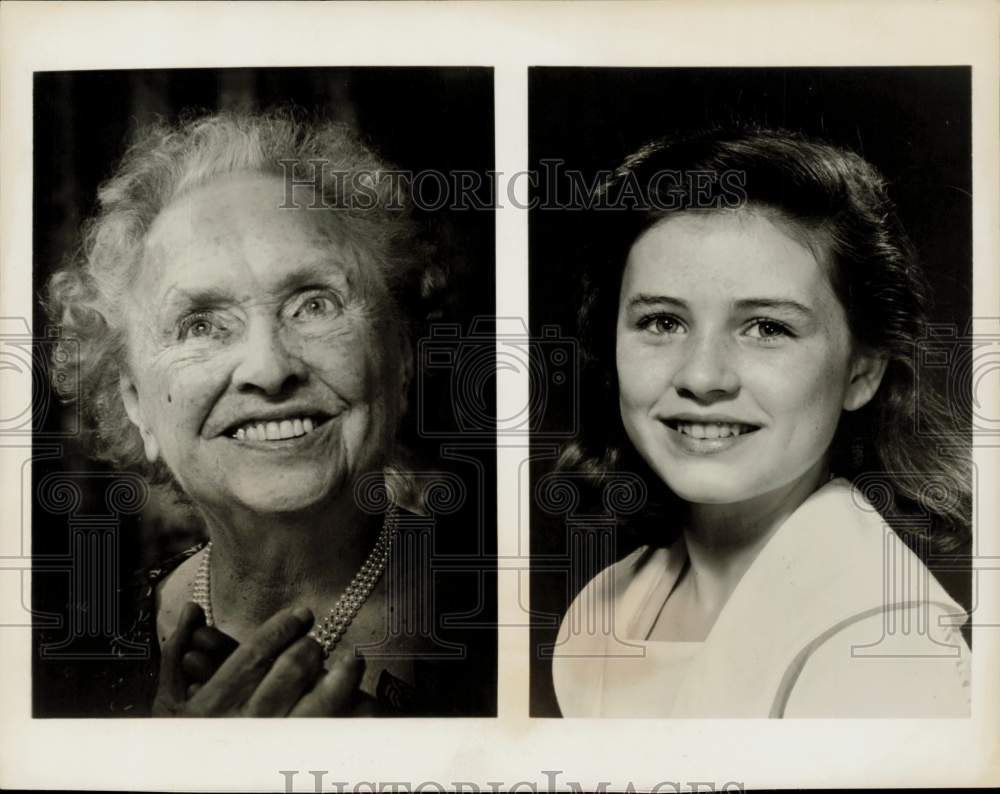 1960 Press Photo Patty Duke plays Helen Keller in &quot;The Miracle Worker,&quot; play.- Historic Images