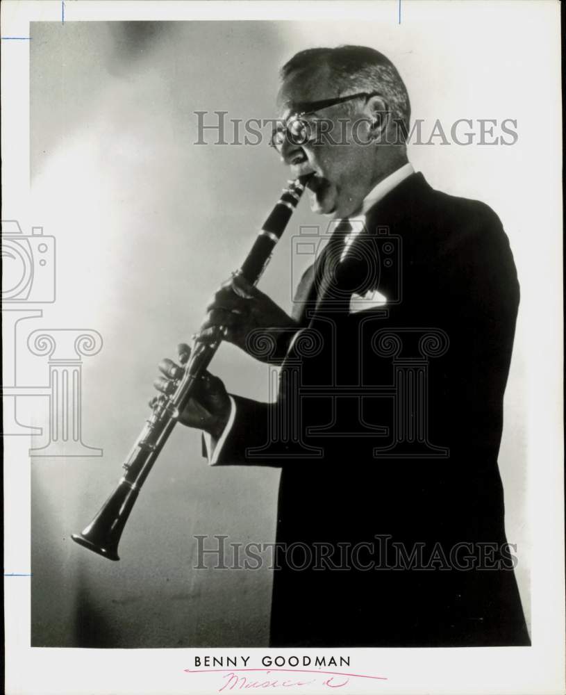 1963 Press Photo Musician Benny Goodman - hpp17791