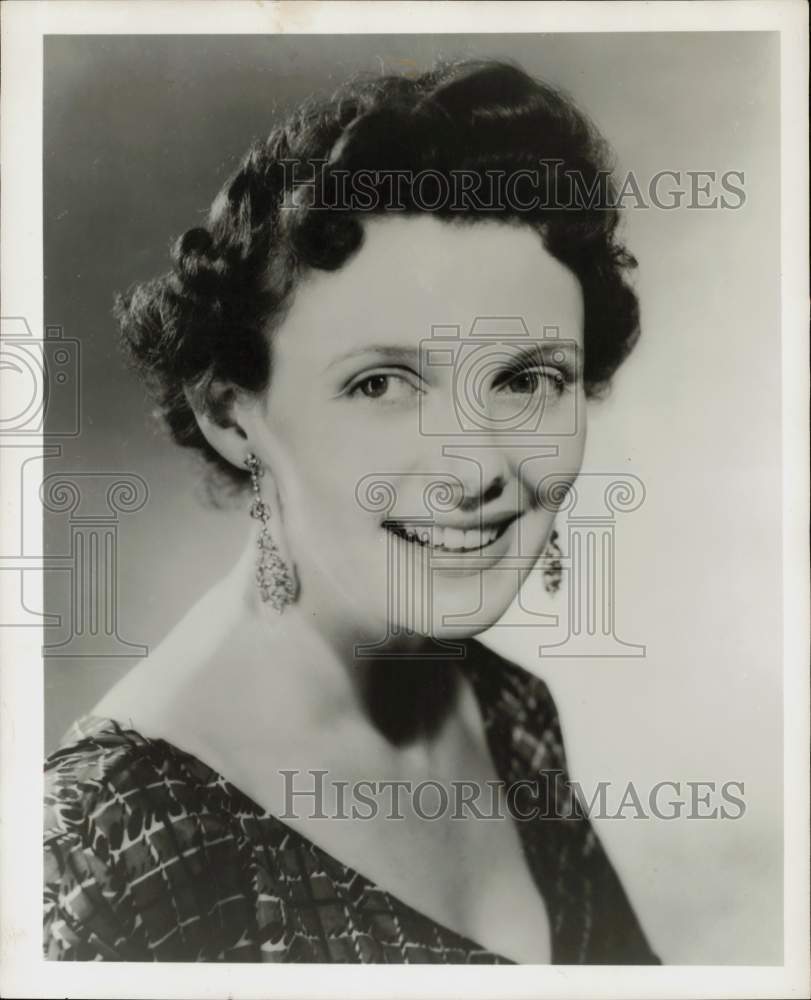 1955 Press Photo Author Jean Kerr - hpp18083- Historic Images