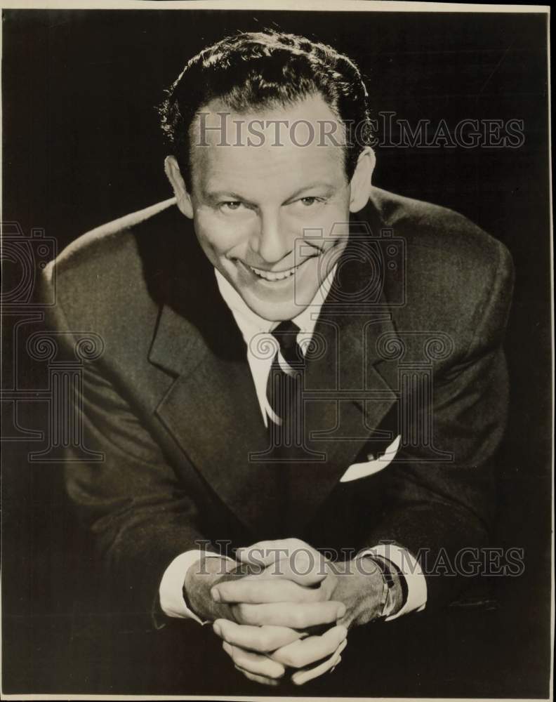 1956 Press Photo TV Host Bill Goodwin - hpp18331- Historic Images