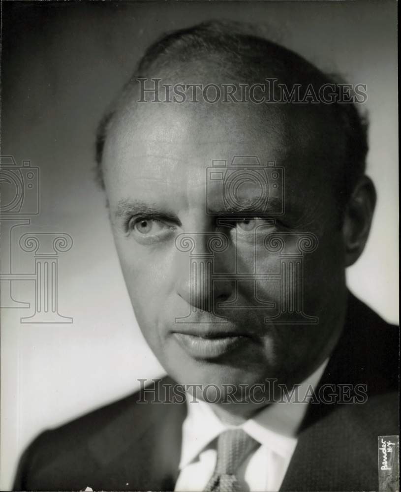 1958 Press Photo Conductor Andre Kostelanetz - hpp18480- Historic Images