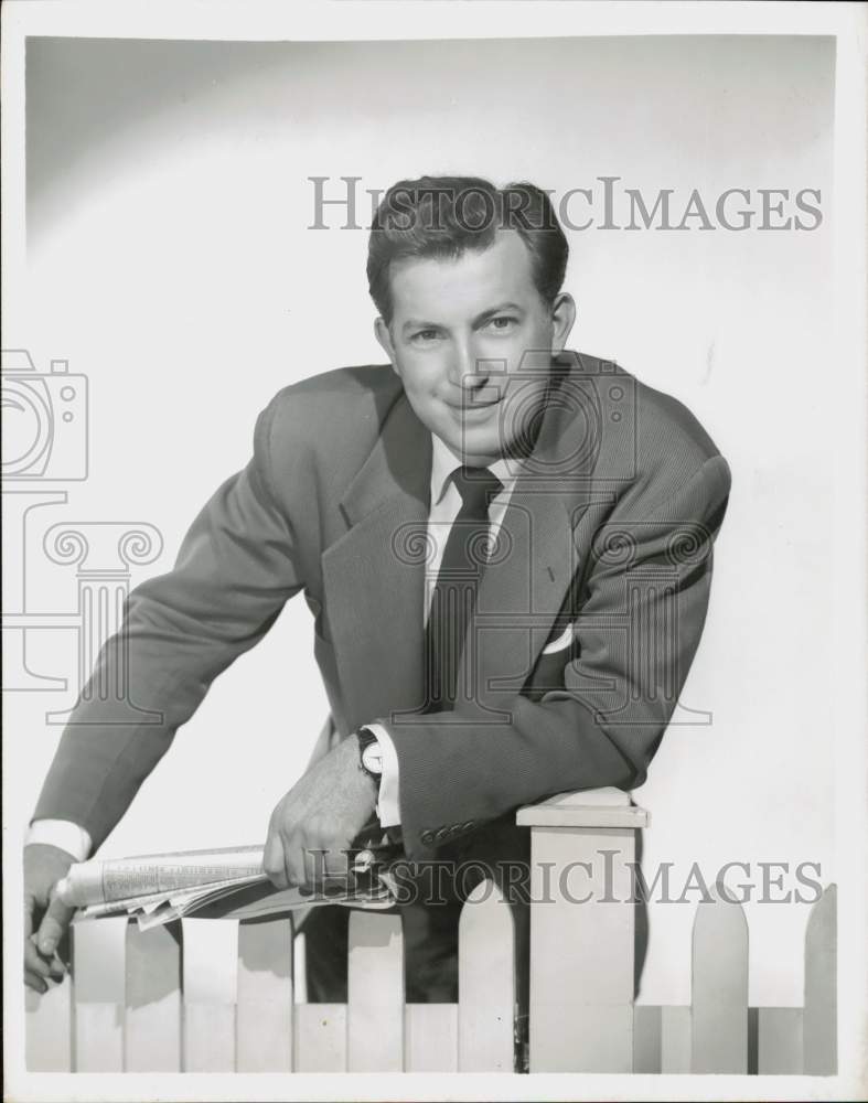 1953 Press Photo TV Star Herb Shriner - hpp18543- Historic Images