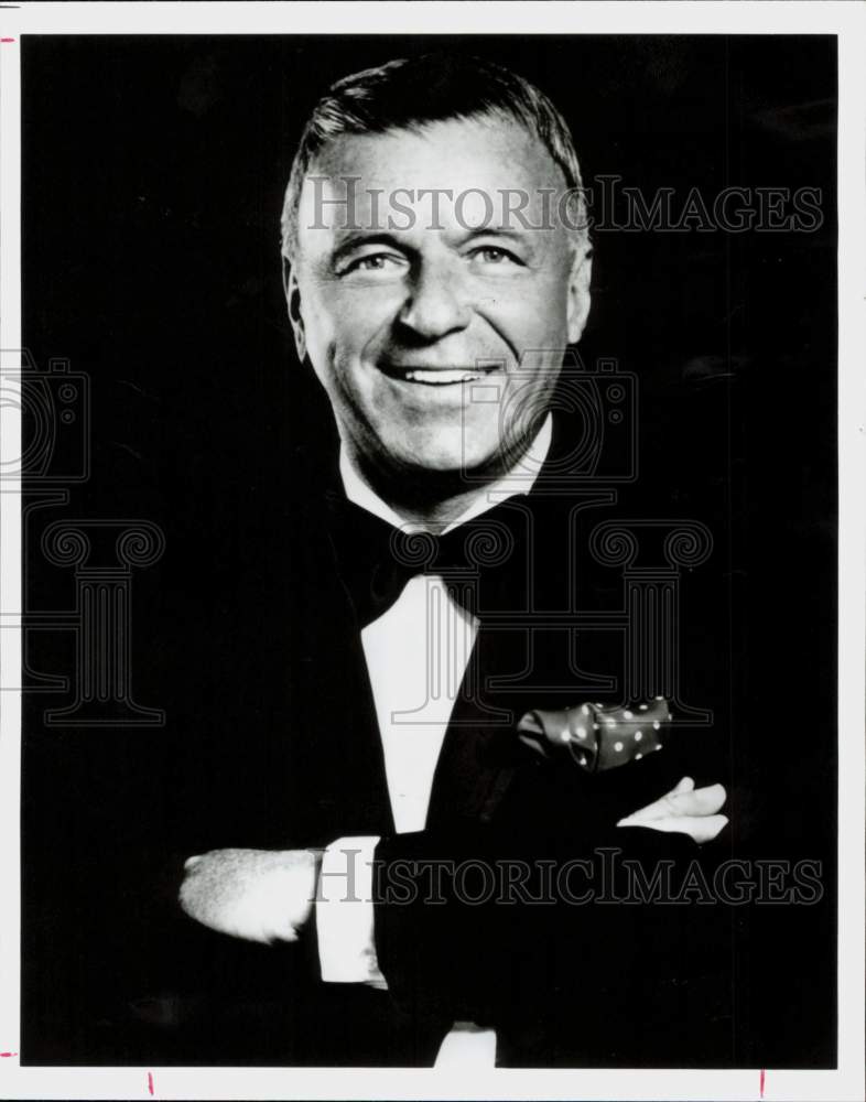 1990 Press Photo Frank Sinatra to perform at The Woodlands, Texas. - hpp18696- Historic Images