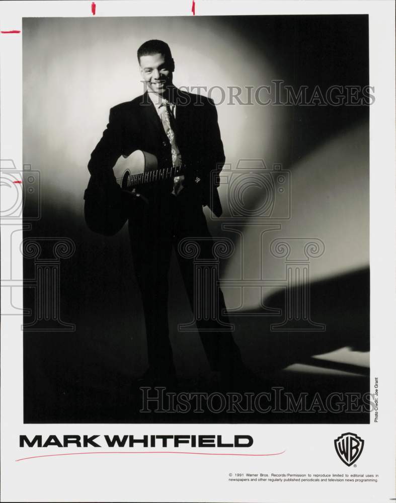 1991 Press Photo Musician Mark Whitfield - hpp19613- Historic Images