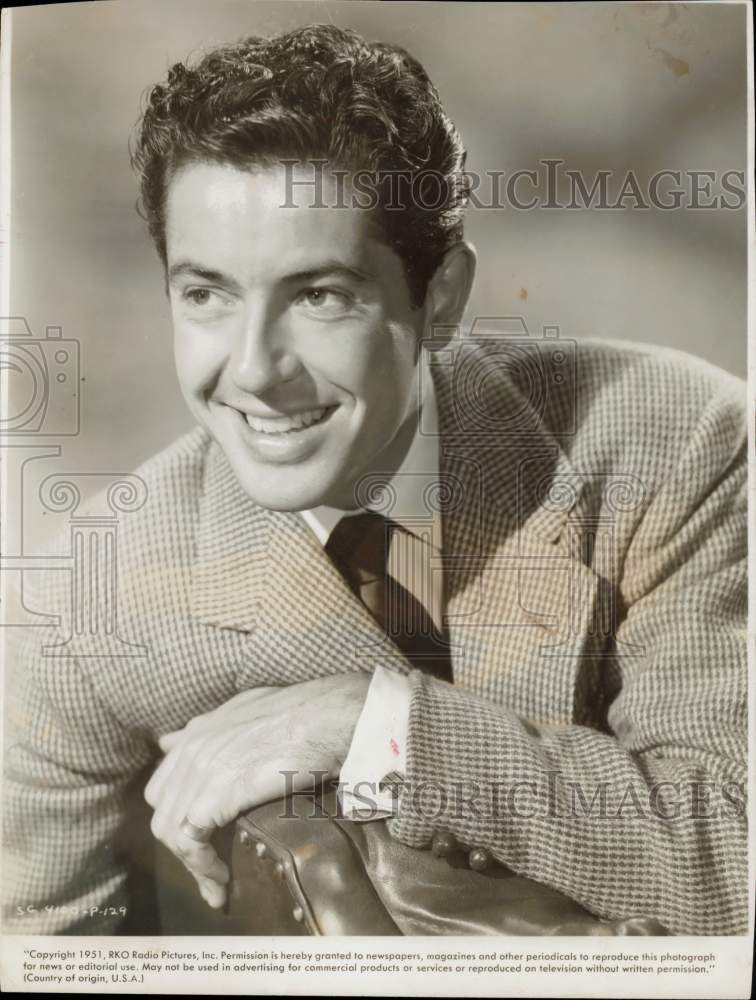 1951 Press Photo Farley Granger, American film and television actor. - hpp20010- Historic Images