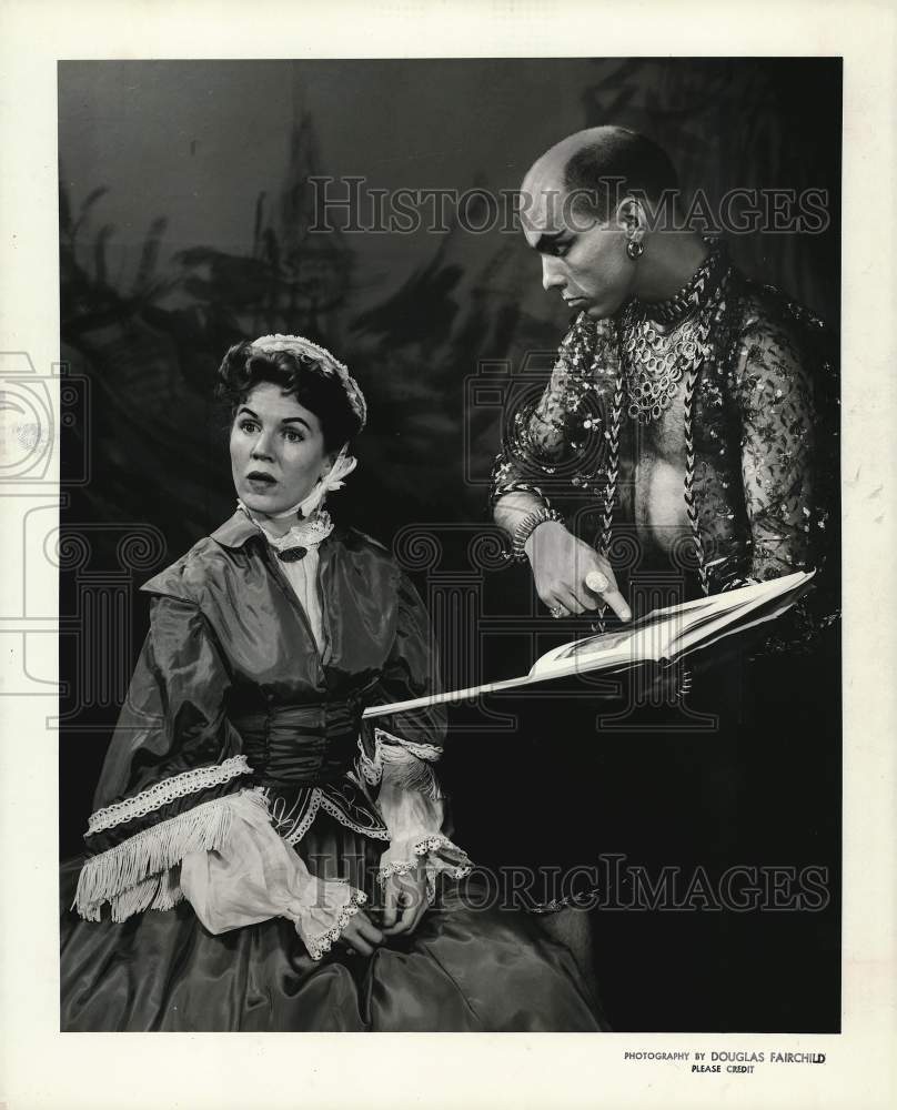 1956 Press Photo Jody Kirk & Paul Cambeilh in "The King and I" - hpp20516- Historic Images