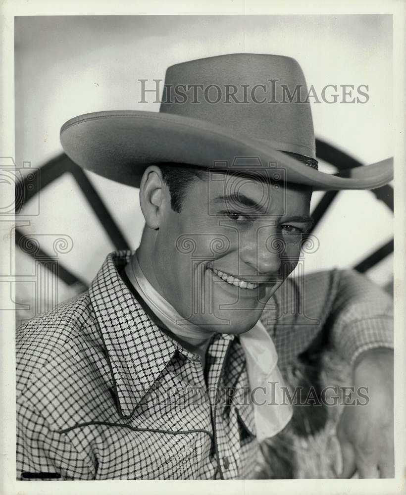 1957 Press Photo Actor Charles Starrett - hpp20780- Historic Images