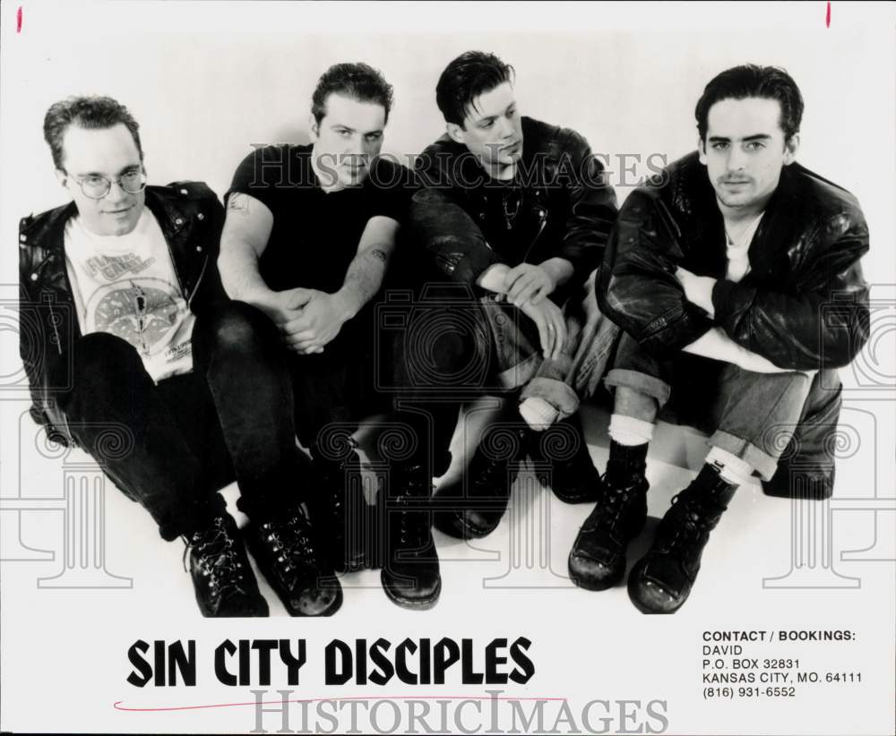 1991 Press Photo Sin City Disciples, Music Group - hpp22214- Historic Images