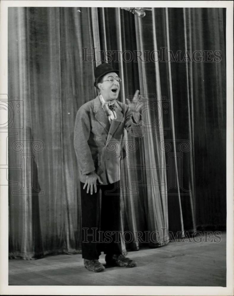 1956 Press Photo Actor Ed Wynn in &quot;Four Star Revue&quot; - hpp22279- Historic Images