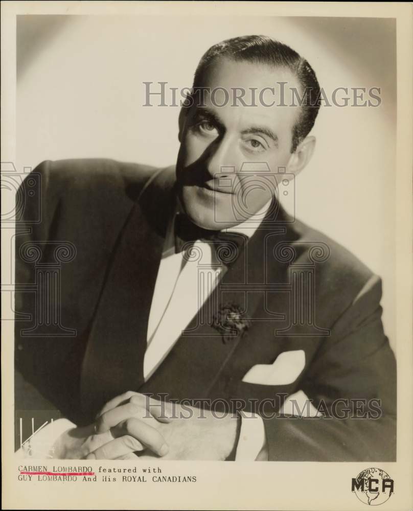 1958 Press Photo Carmen Lombardo - hpp22381- Historic Images