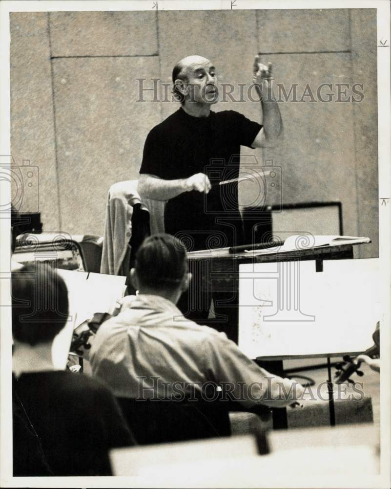 1971 Press Photo Conductor Erich Leinsdorf - hpp22479- Historic Images