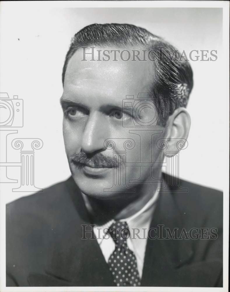 1955 Press Photo Richard Harkness, NBC News Commentator - hpp22701- Historic Images