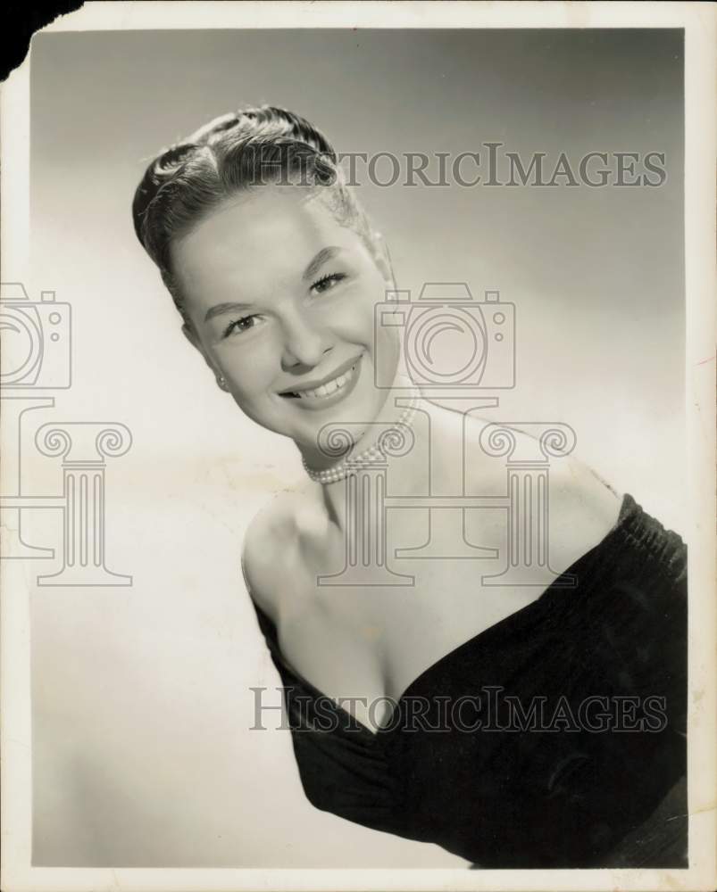 1955 Press Photo Contralto Singer Dee Harless - hpp22703- Historic Images