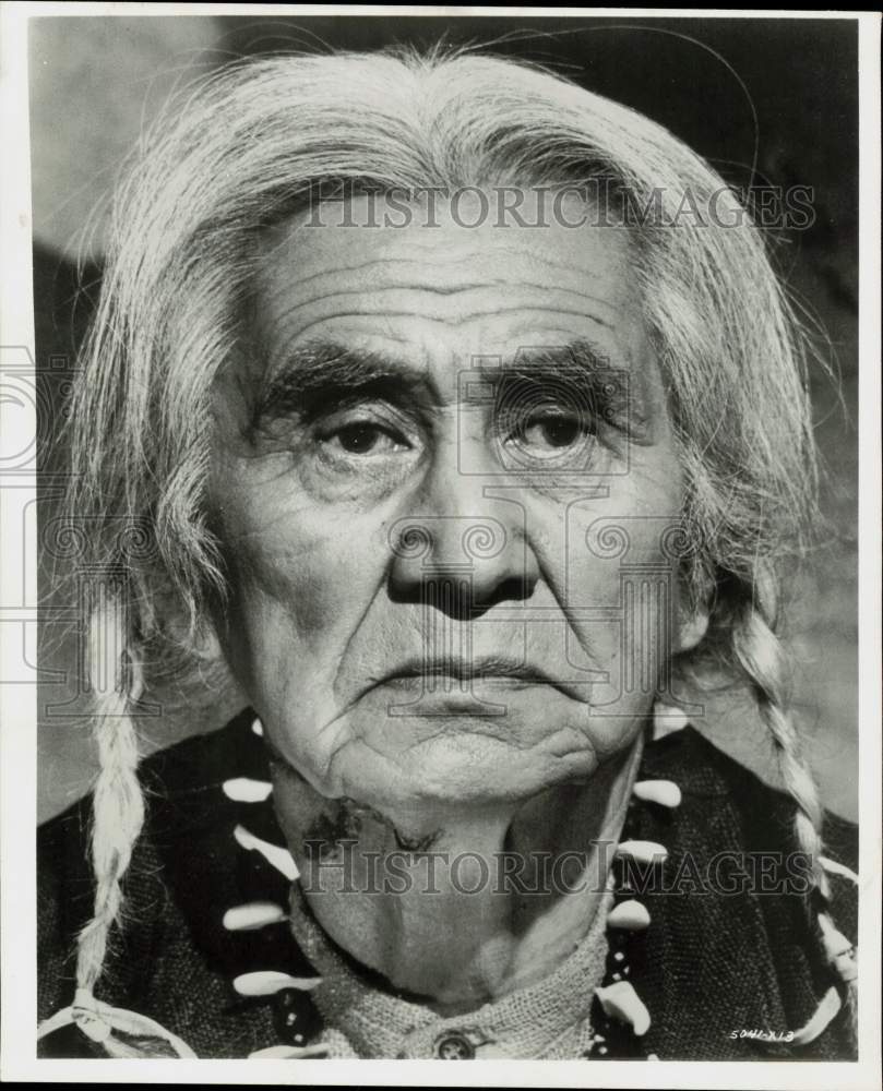 1971 Press Photo Actor Chief Dan George - hpp22833- Historic Images