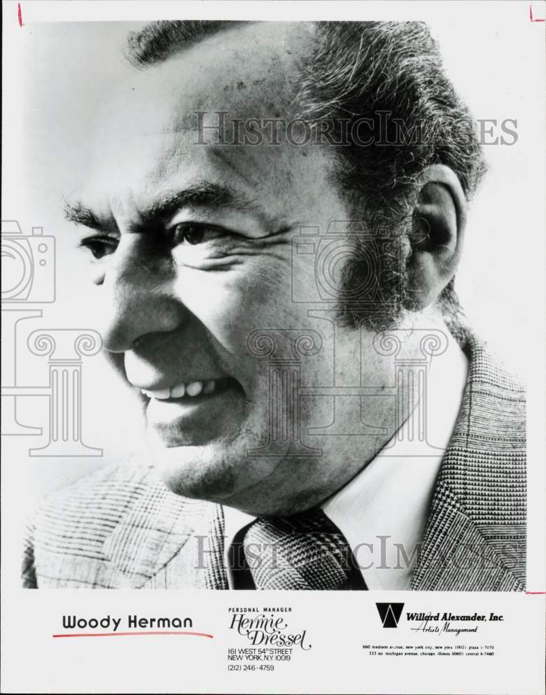 1980 Press Photo Woody Herman - hpp23017- Historic Images