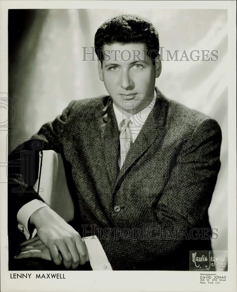 1960 Press Photo Singer Lenny Maxwell - hpp23081- Historic Images