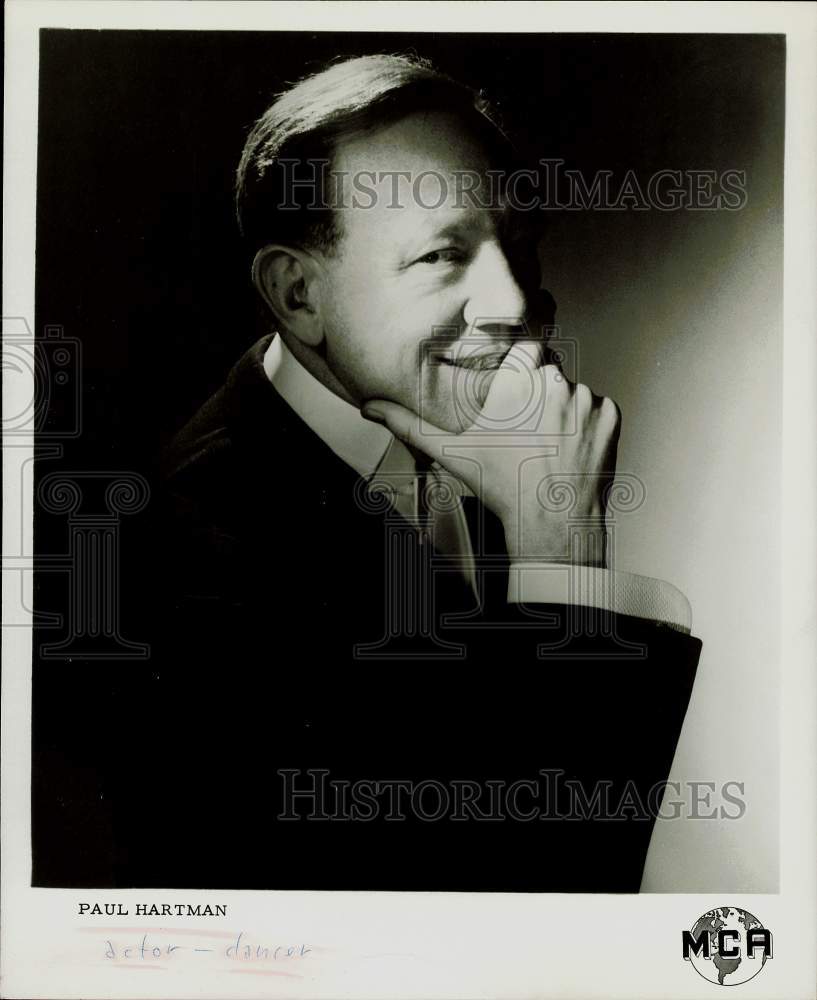 1958 Press Photo Actor-Dancer Paul Hartman - hpp23151- Historic Images