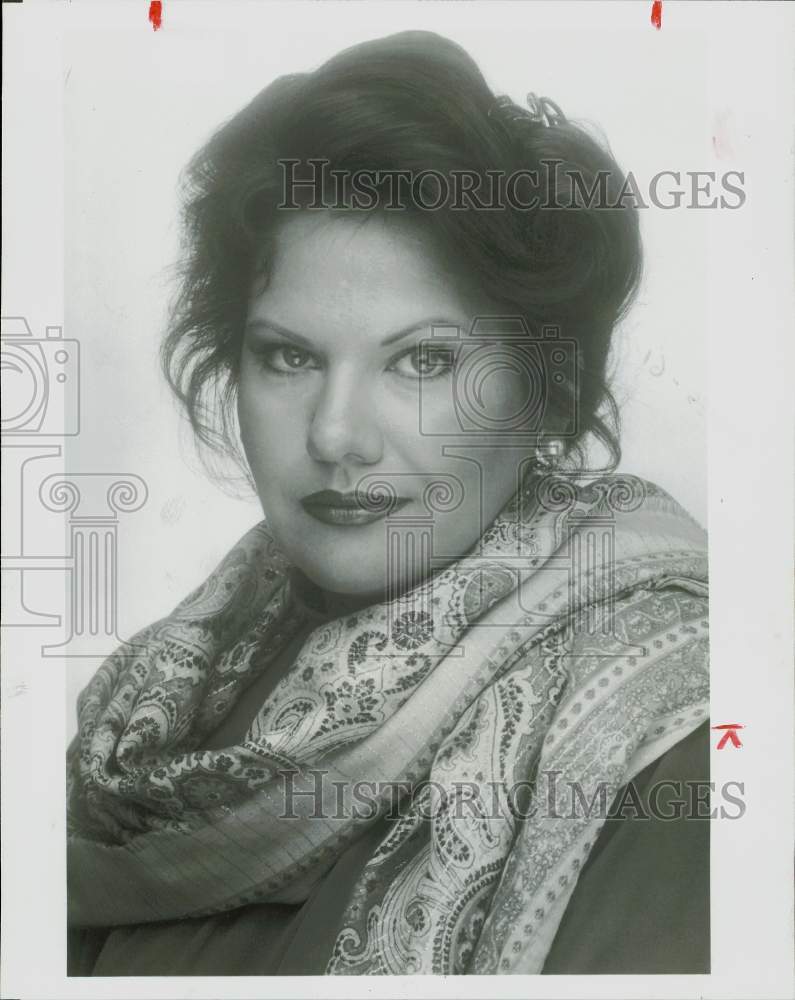 1984 Press Photo Eva Marton, Soprano - hpp23269