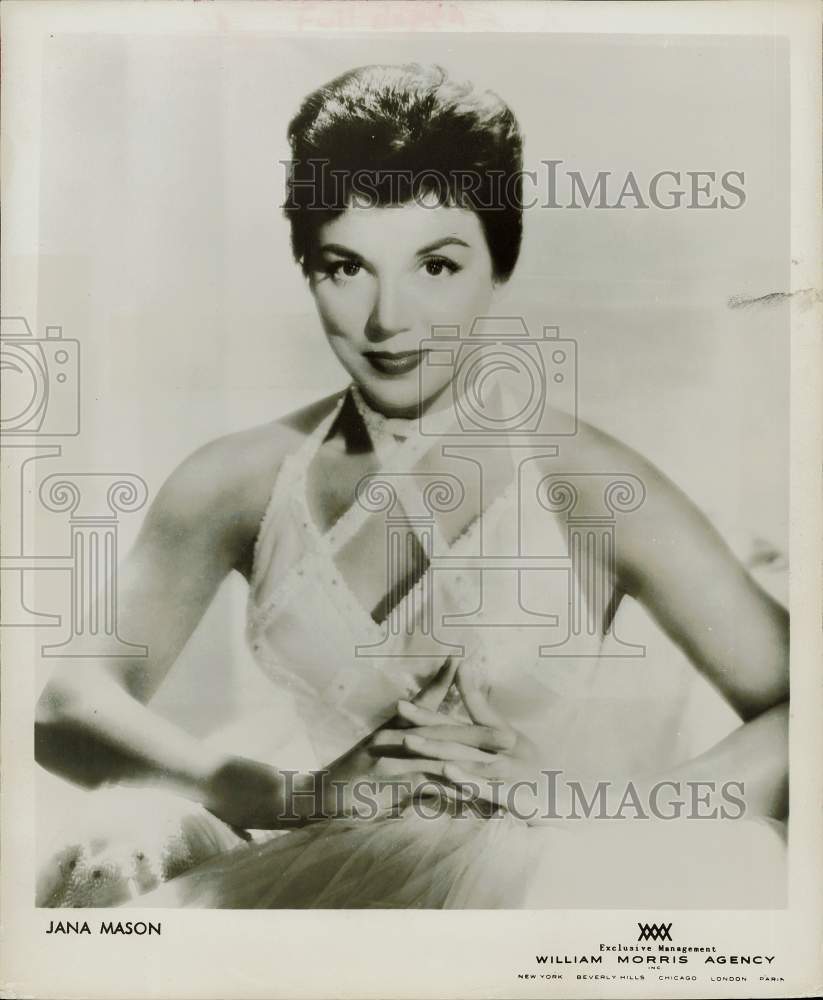 1958 Press Photo Singer Jana Mason - hpp23495- Historic Images