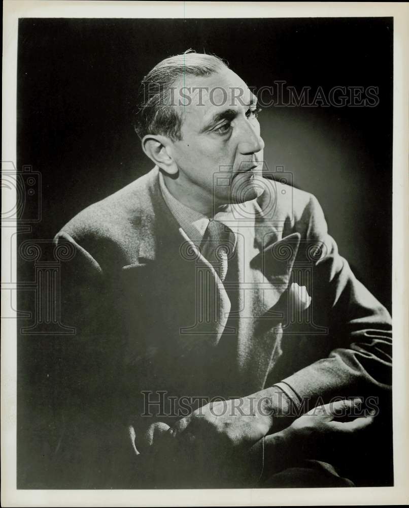 1958 Press Photo Cellist Gregory Piatigorsky - hpp23685- Historic Images