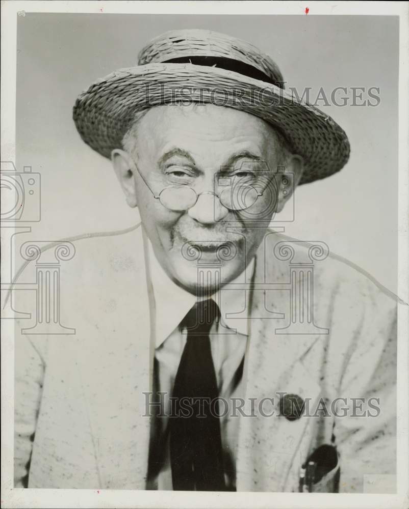 1956 Press Photo Uncle Cyp, Star of &quot;Red Foley Show&quot; - hpp23873- Historic Images