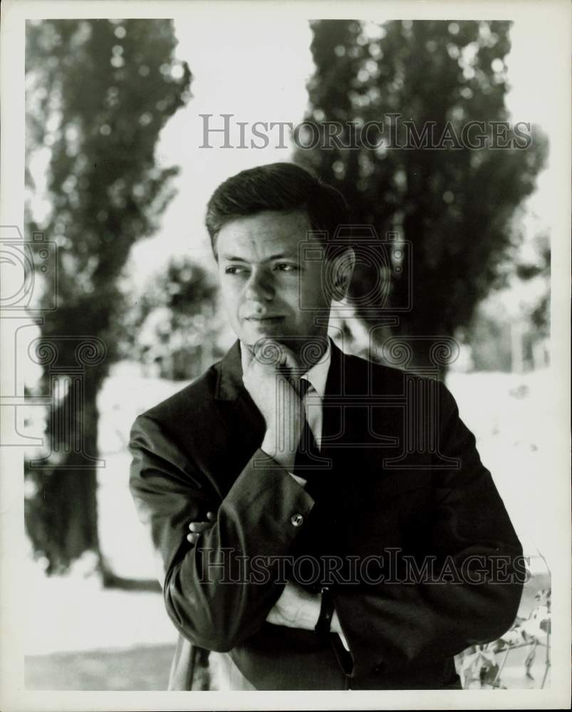 1956 Press Photo French Pianist Philippe Entremont - hpp23984- Historic Images