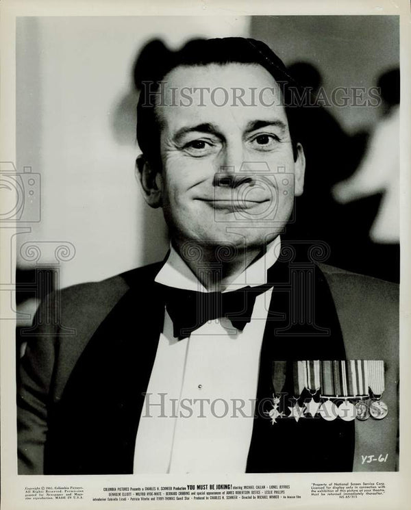 1965 Press Photo British Actor Denholm Elliott in 