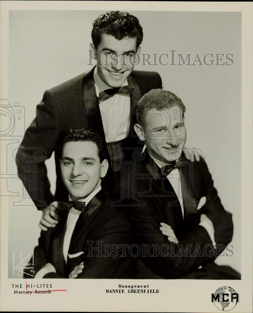 1957 Press Photo The Hi-Lites, Music Group - hpp24342- Historic Images