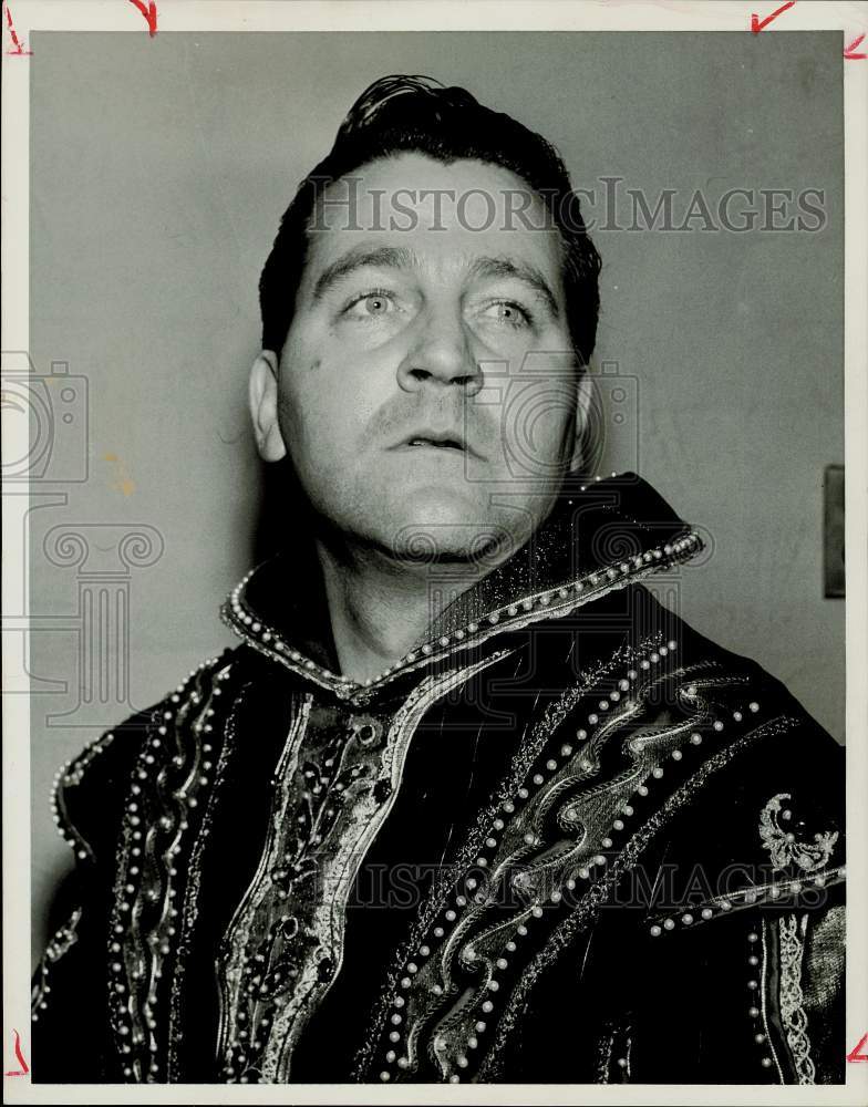 1962 Press Photo Baritone Enzo Sordello - hpp24360- Historic Images