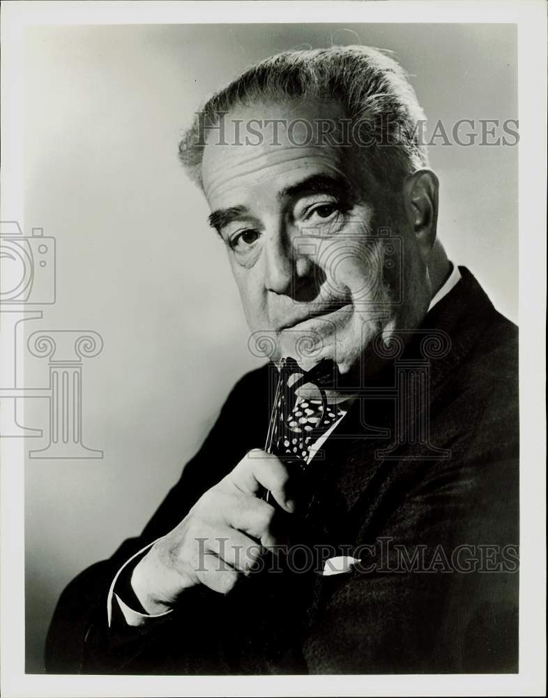 1958 Press Photo Actor J. Anthony Smythe, Star of &quot;One Man&#39;s Family&quot; - hpp24424- Historic Images