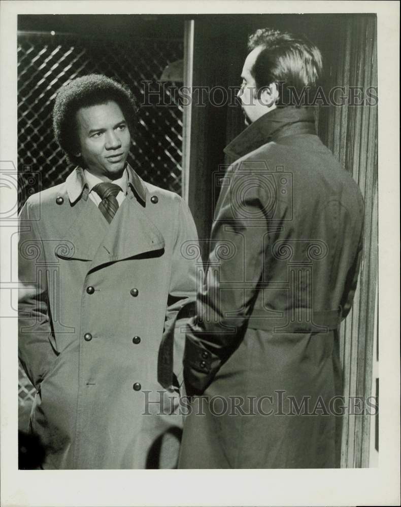 1972 Press Photo Actors Al Freeman, Jr. &amp; Alan Miller on &quot;One Life to Live&quot;- Historic Images