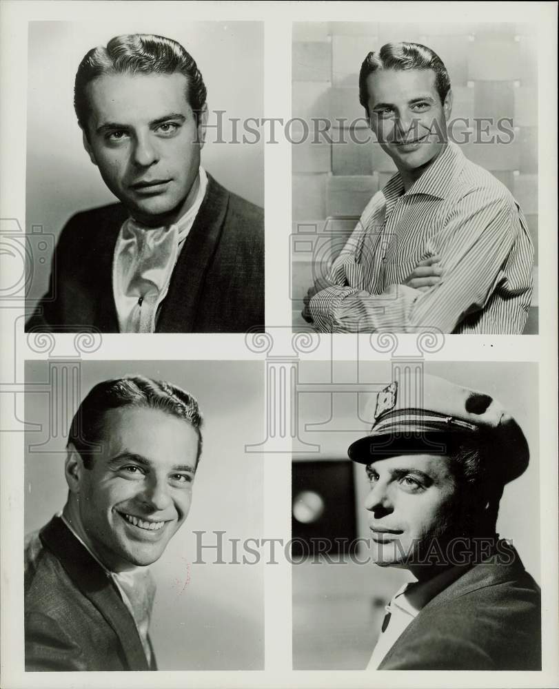 1958 Press Photo Singer Jacques Foti in Various Moods - hpp25086- Historic Images