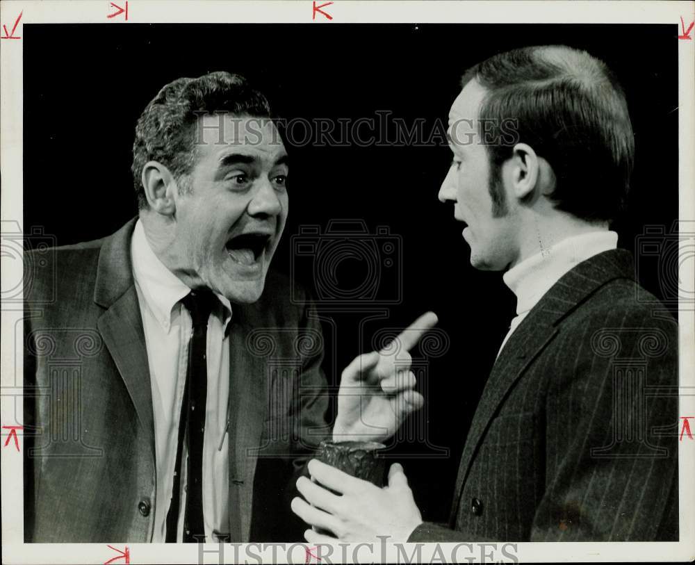 1969 Press Photo Actors Bob Larkin &amp; John Remme in &quot;Generation&quot; - hpp25363- Historic Images