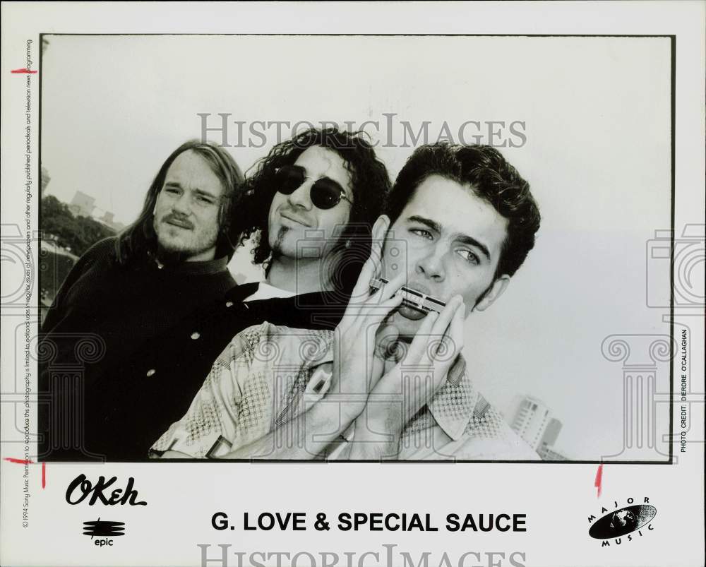 1994 Press Photo G. Love &amp; Special Sauce, Music Group - hpp25372- Historic Images