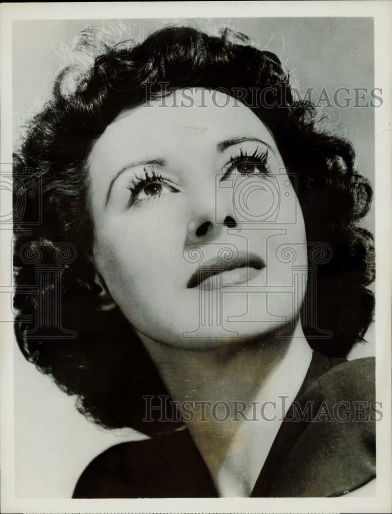 1954 Press Photo TV Star Arlene Francis in &quot;Comeback Story&quot; - hpp25525- Historic Images