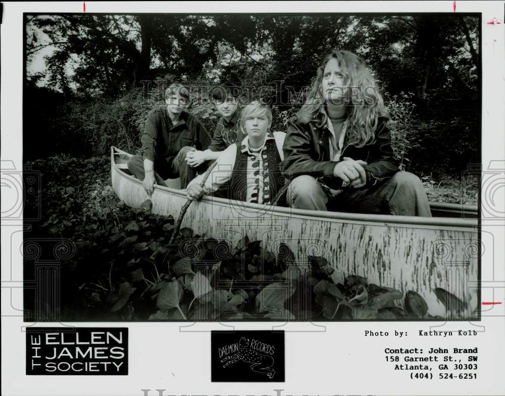 1990 Press Photo The Ellen James Society, Music Group - hpp25721- Historic Images