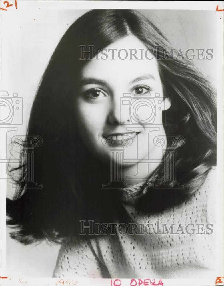 Press Photo Susanne Mentzer, opera singer - hpp26044- Historic Images