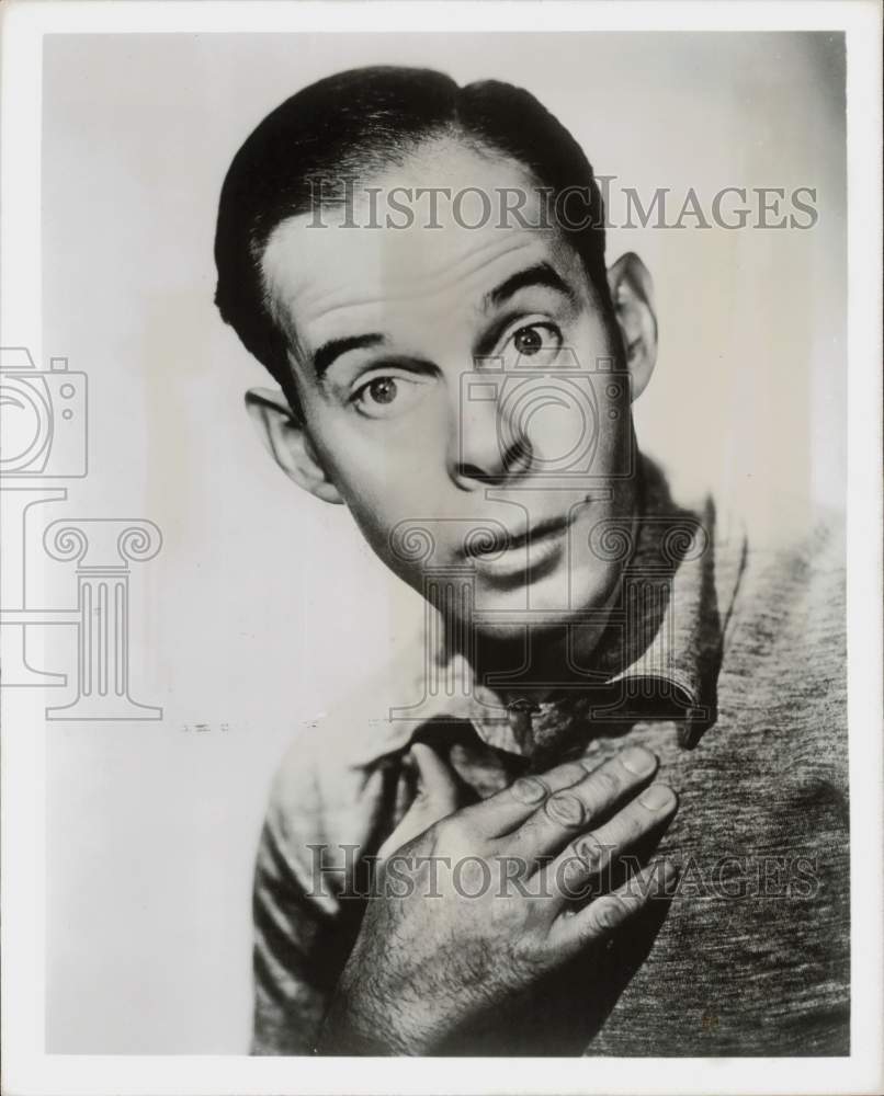 1957 Press Photo Harry Morgan as Pete Porter on &quot;December Bride&quot; - hpp26422- Historic Images