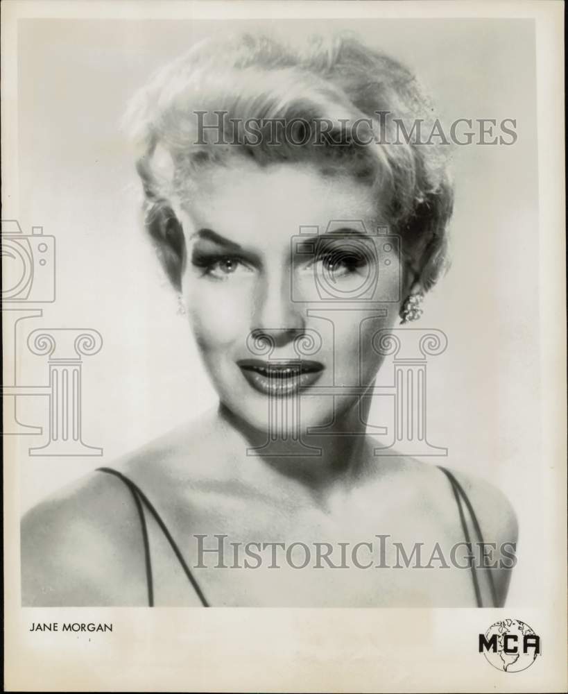 1962 Press Photo Singer Jane Morgan - hpp26437- Historic Images